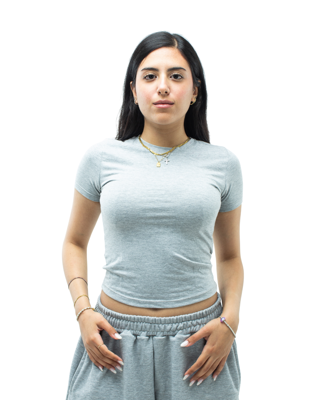 Blanklid- Light Grey Round Top