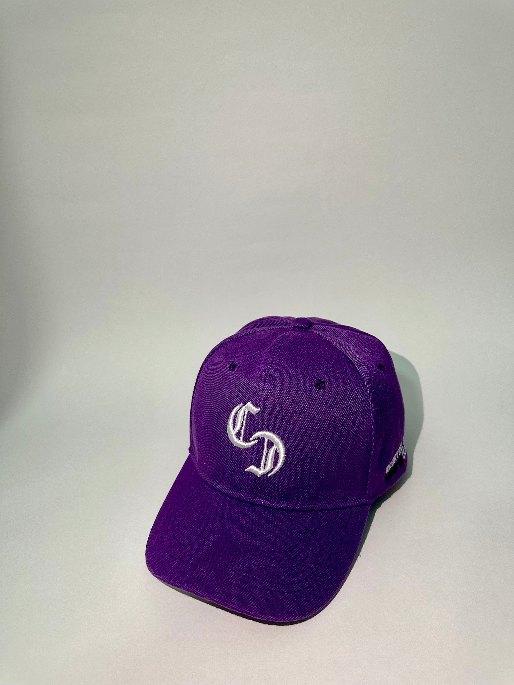 Clover Cult- WhiteOnPurple Cap