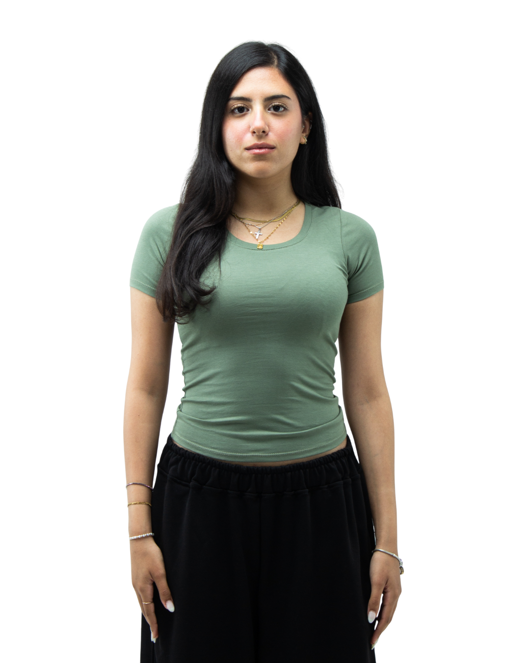 Blanklid- Olive Wide Top