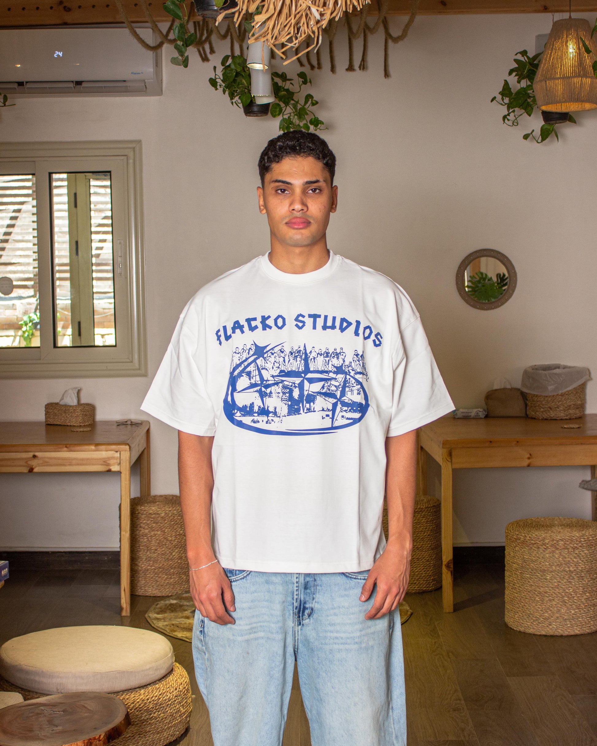 Flacko- Studio T-shirt- White