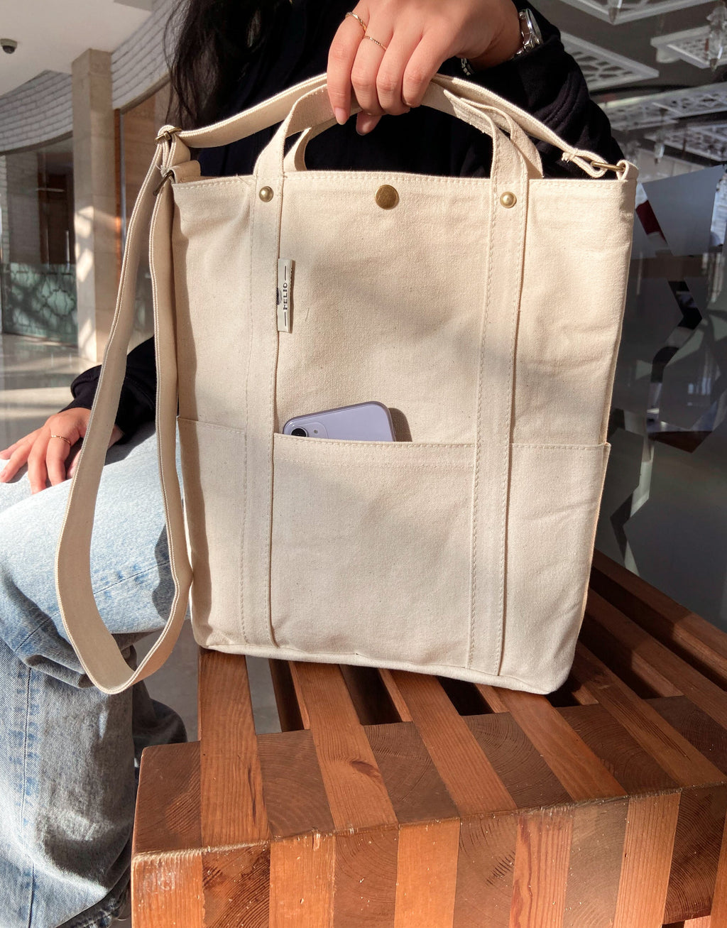 HELIO- CROSS BAG OFFWHITE