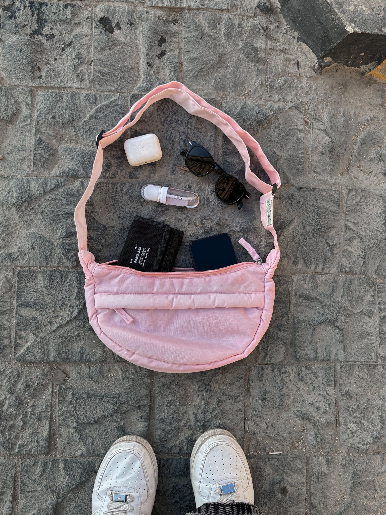 HELIO- DUMPLING BAG PINK