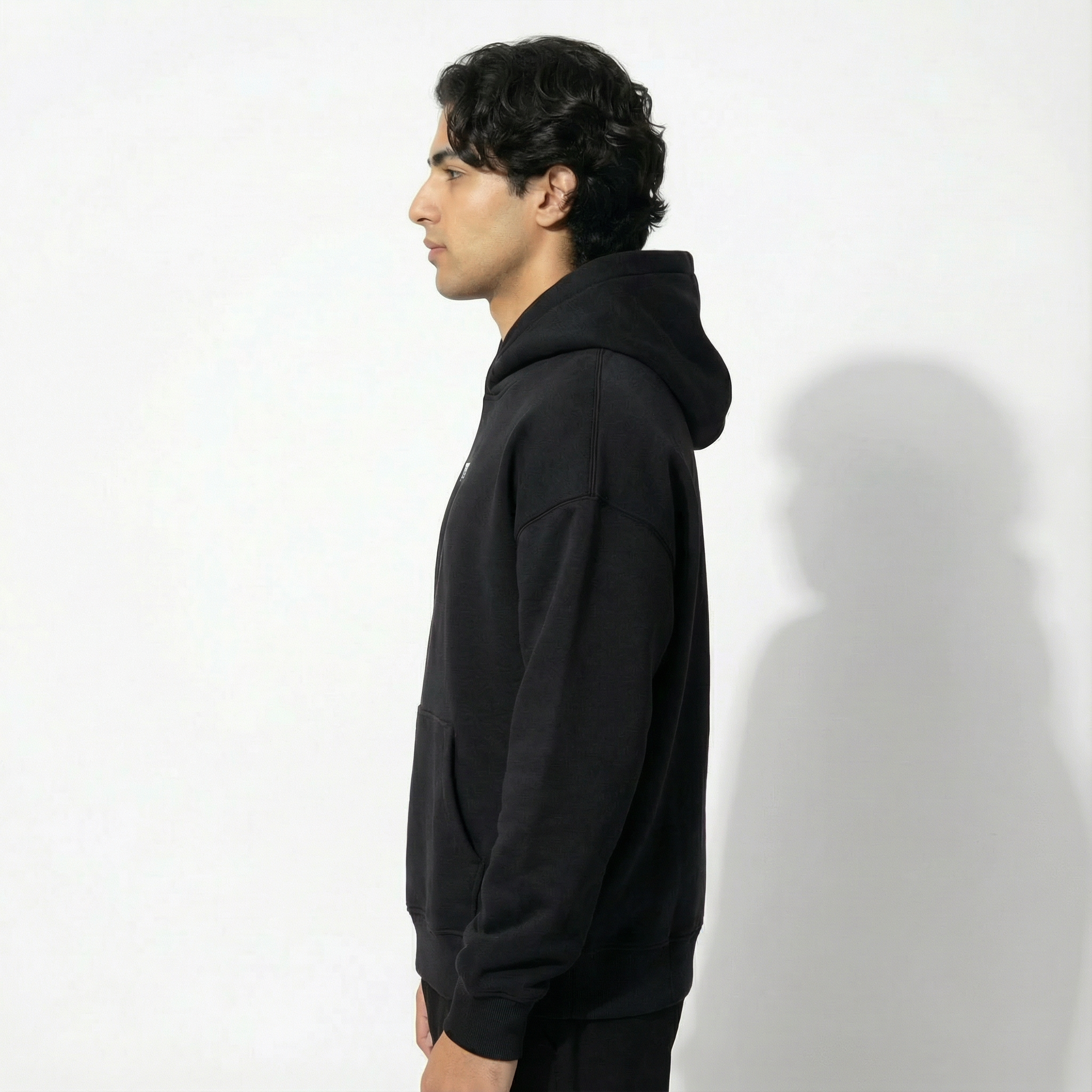 Sync-  Basic Hoodie- Black