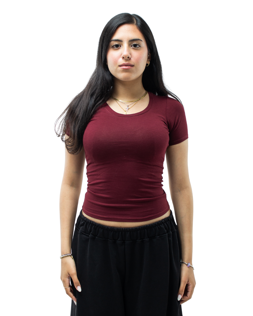 Blanklid- Burgundy Wide Top