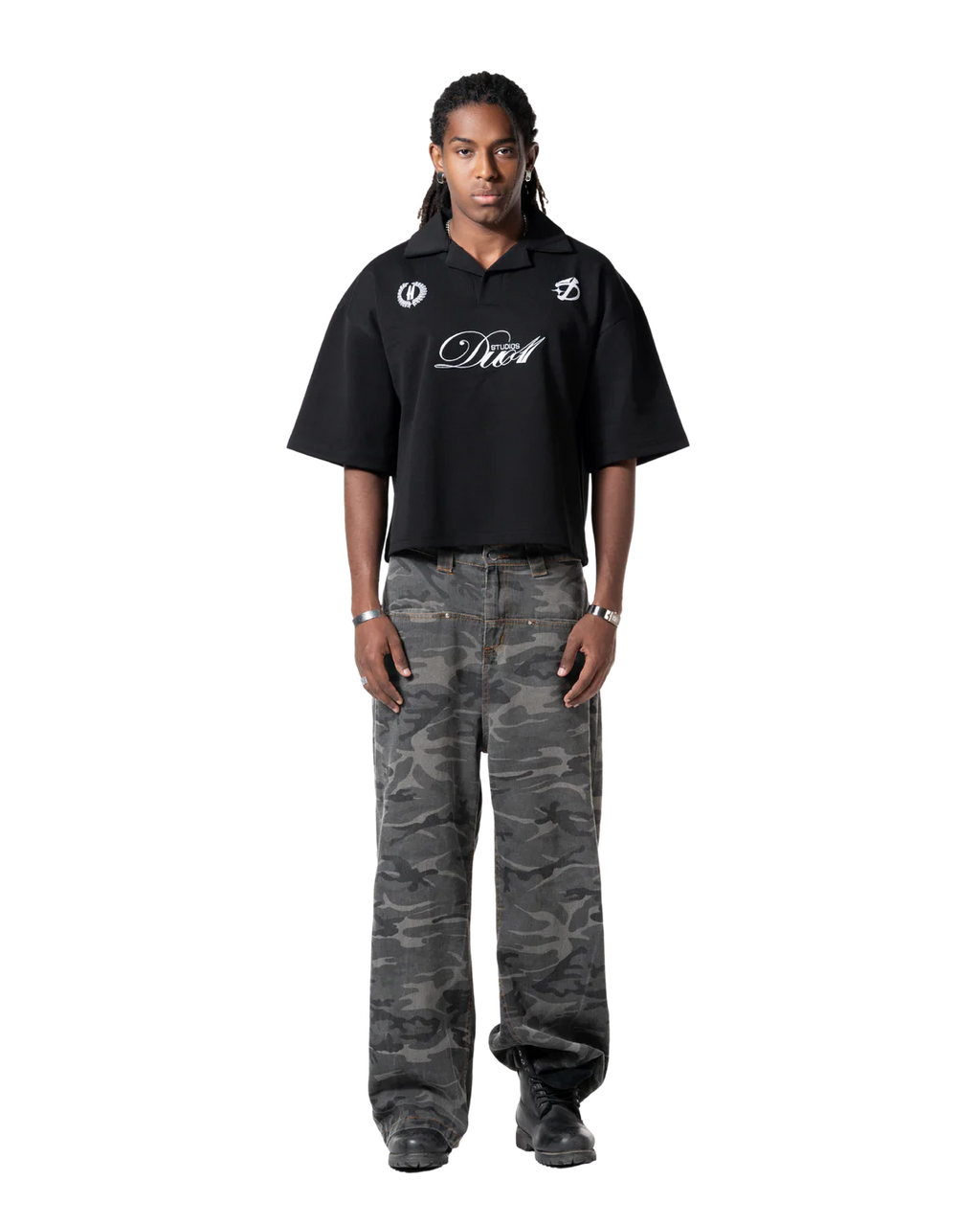 Duo11- Polo T-shirt- Black
