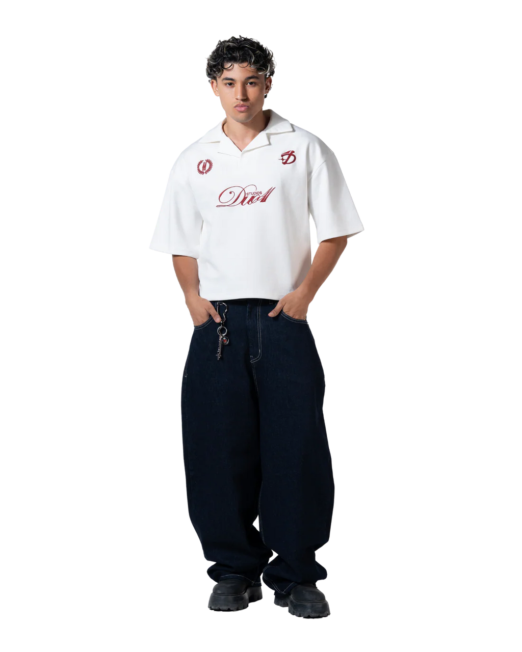 Duo11- Polo T-shirt- White