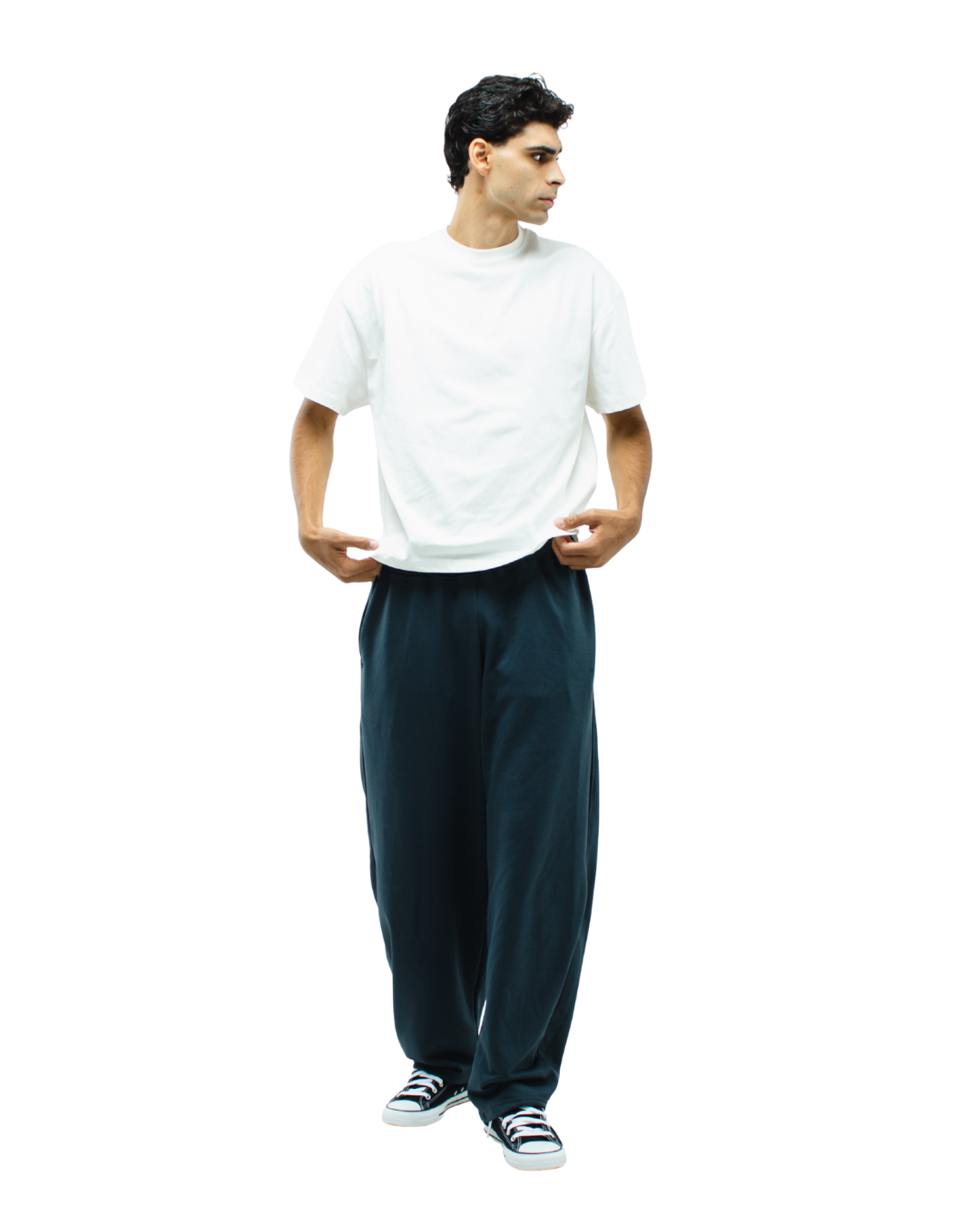 Blanklid -Charcoal Balloon Sweatpants
