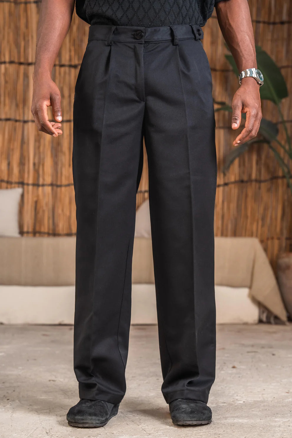 Derecho- Tailored Pants- Black