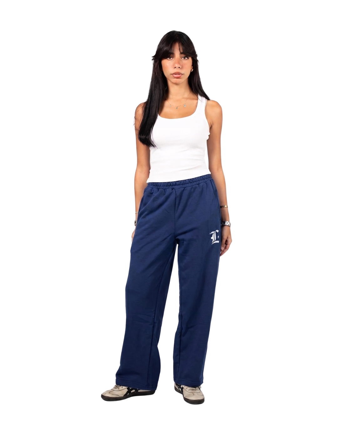 Locco - Summer Baggy Pants - Navy