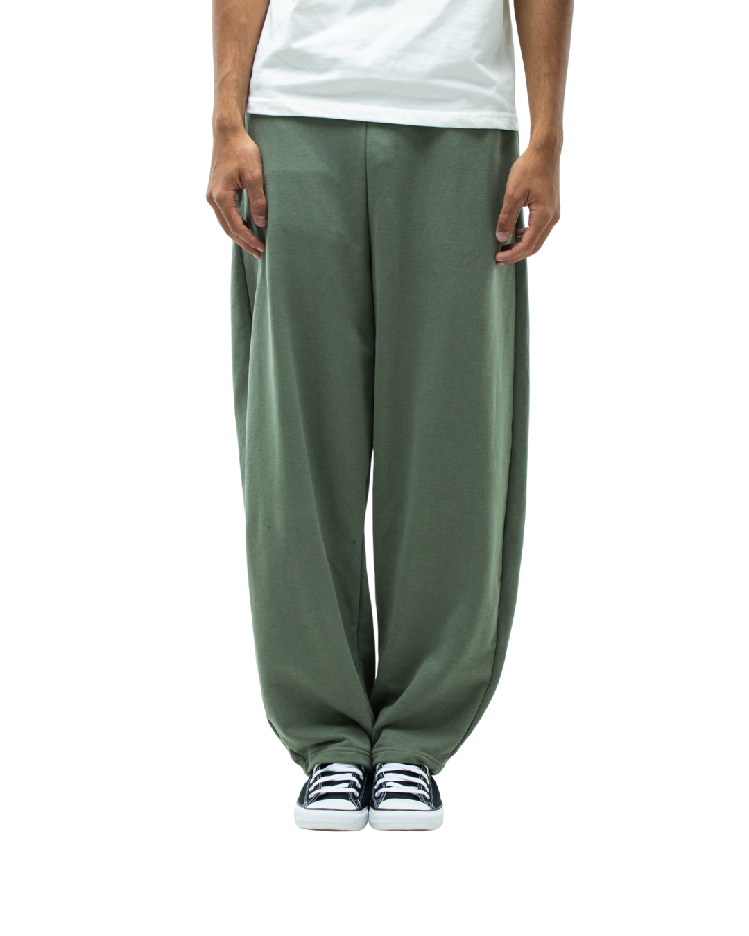 Blanklid -Olive Balloon Sweatpants