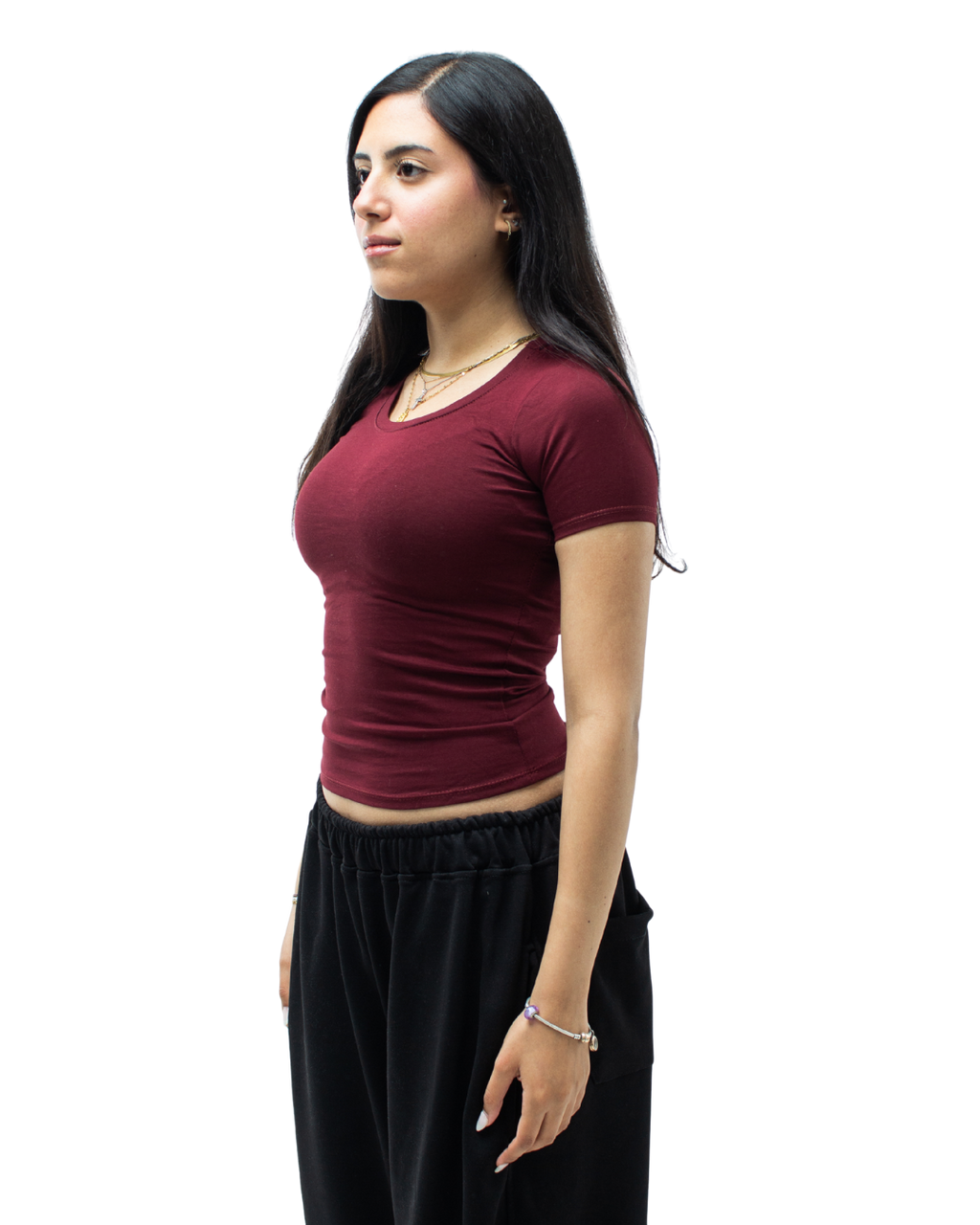 Blanklid- Burgundy Wide Top