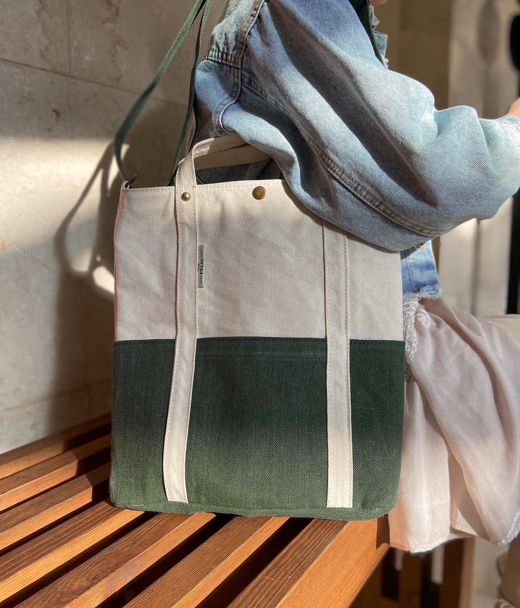 HELIO- CROSS BAG GREEN