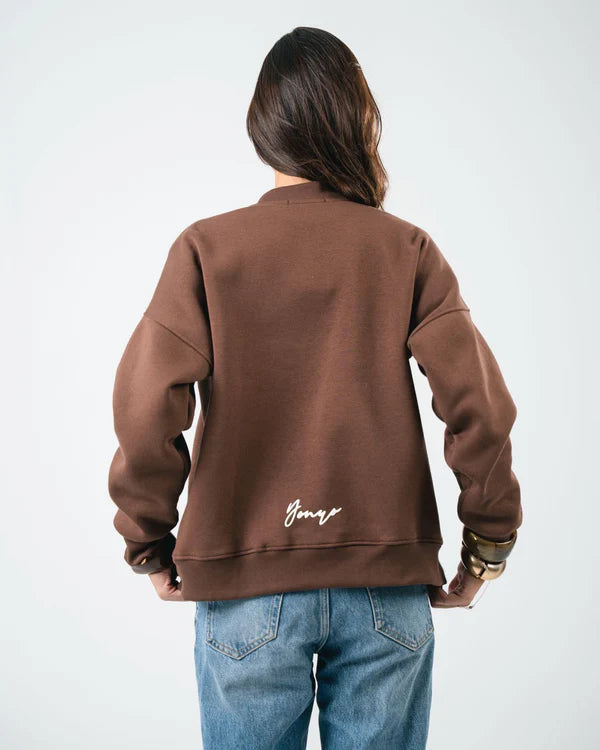 YONYO- Brown Zip-Up Jacket