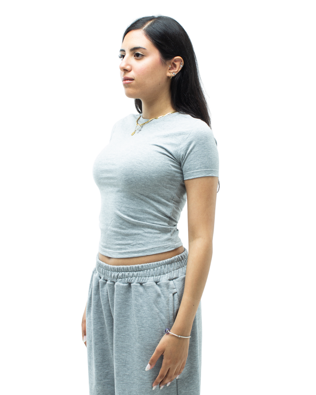 Blanklid- Light Grey Round Top