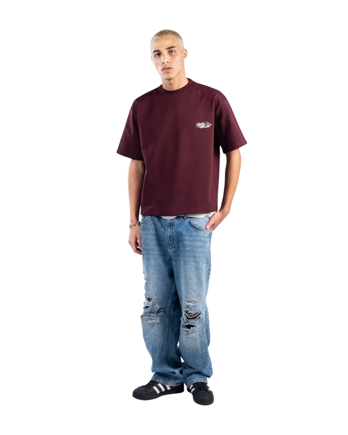 Hustler- Mfd T-shirt - Burgundy