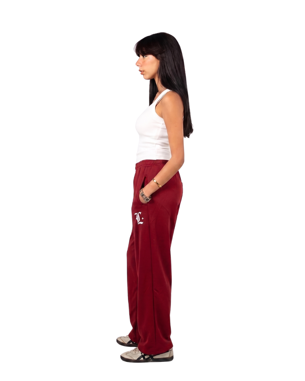 Locco - Summer Baggy Pants - Red