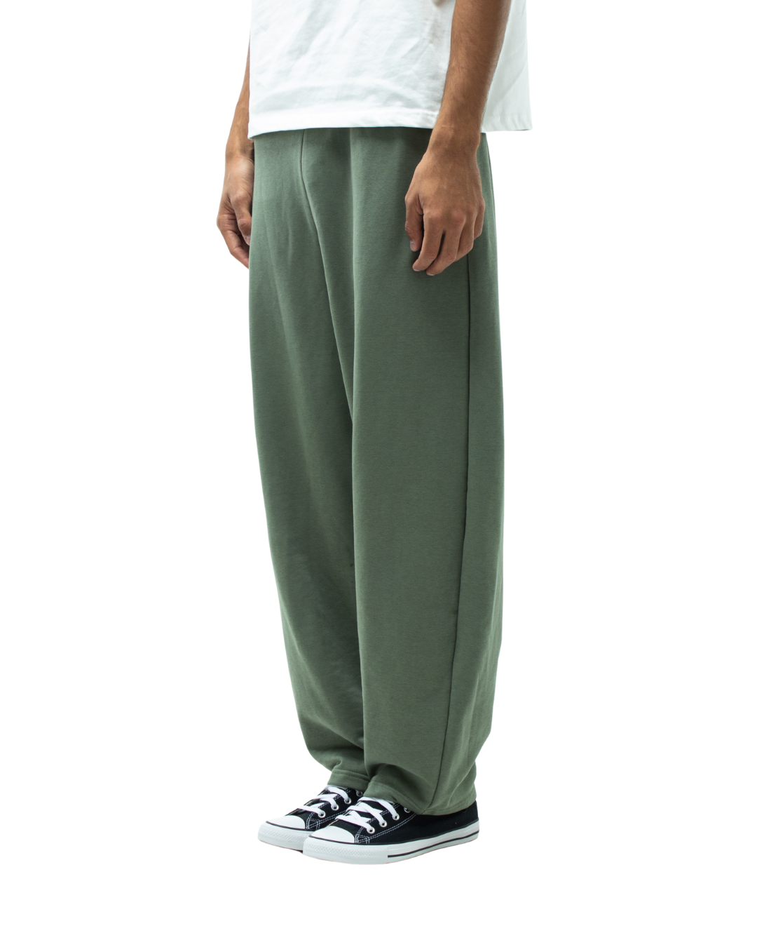 Blanklid -Olive Balloon Sweatpants