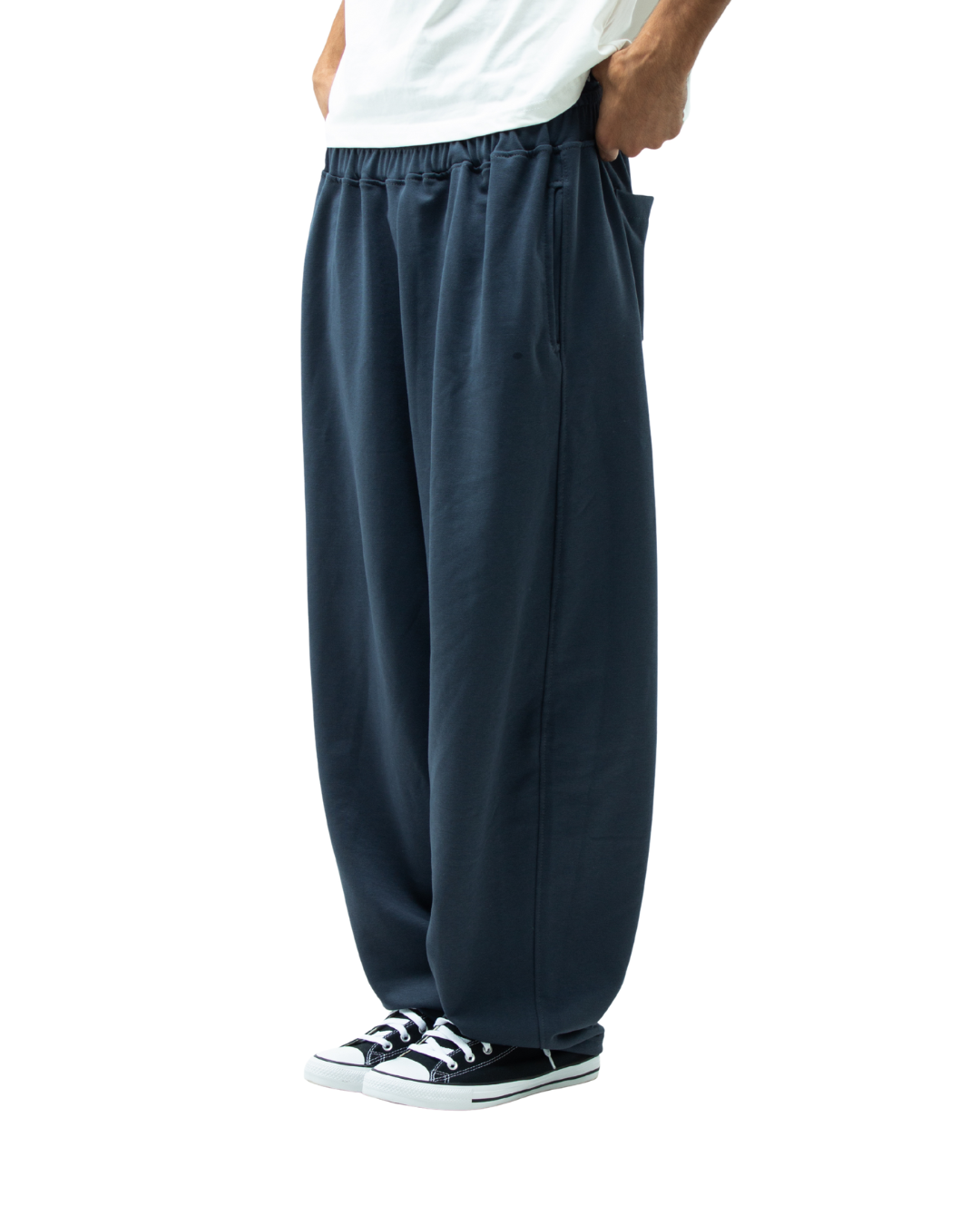 Blanklid -Charcoal Balloon Sweatpants