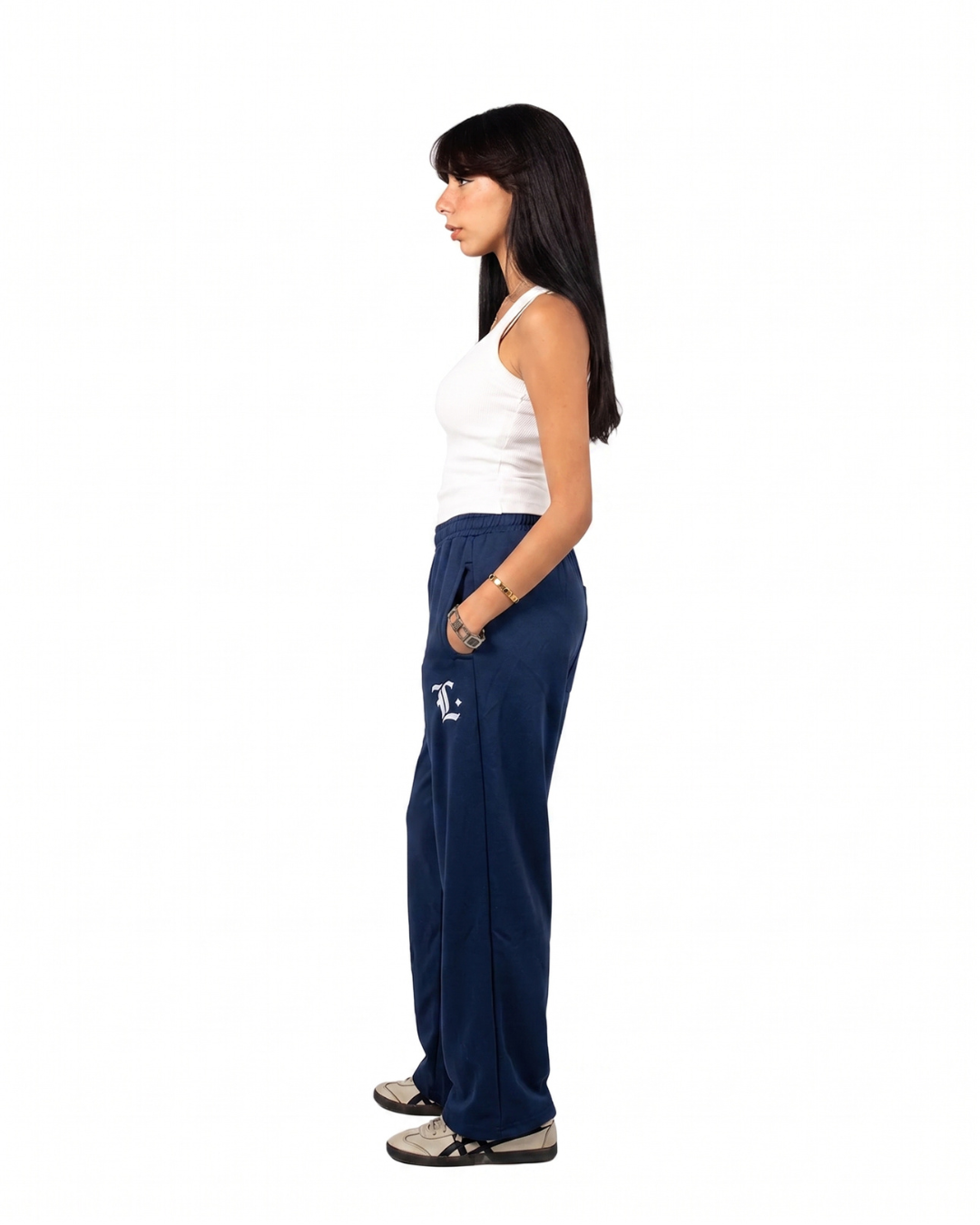 Locco - Summer Baggy Pants - Navy