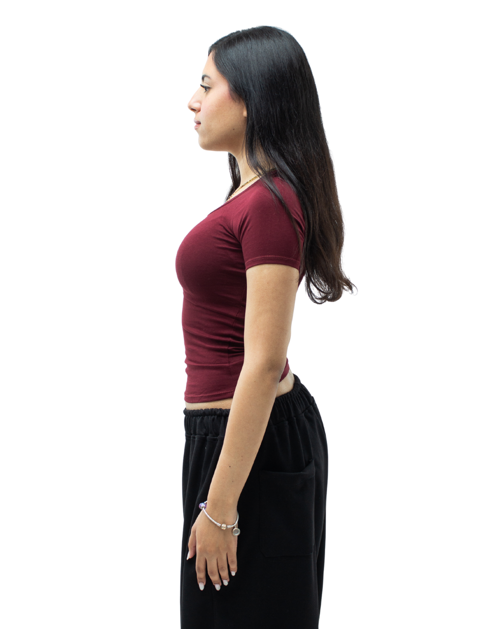 Blanklid- Burgundy Wide Top