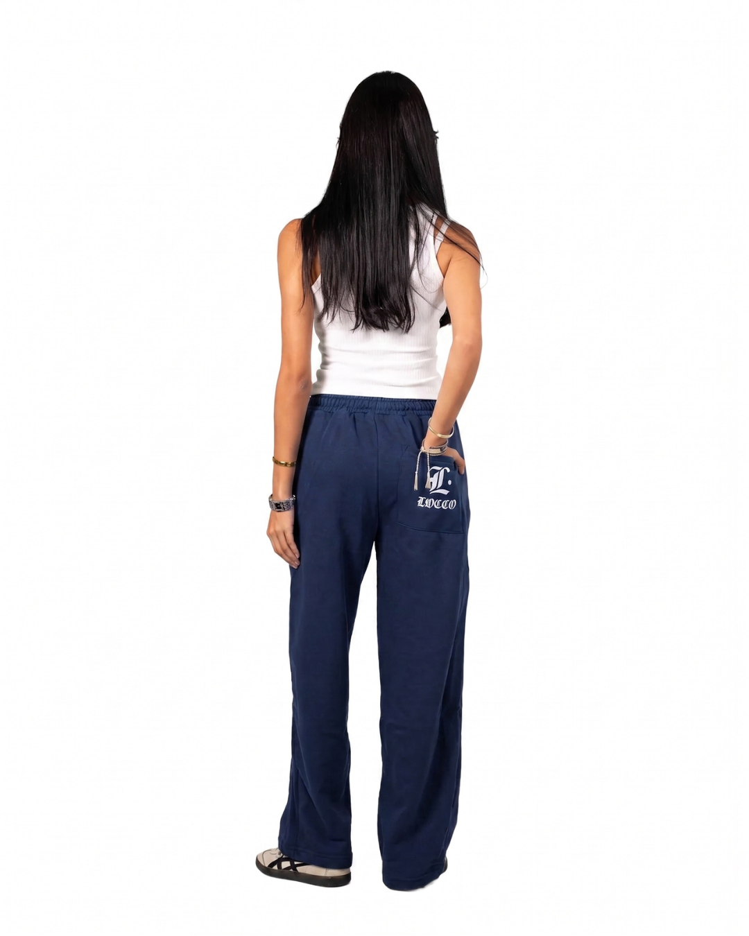 Locco - Summer Baggy Pants - Navy