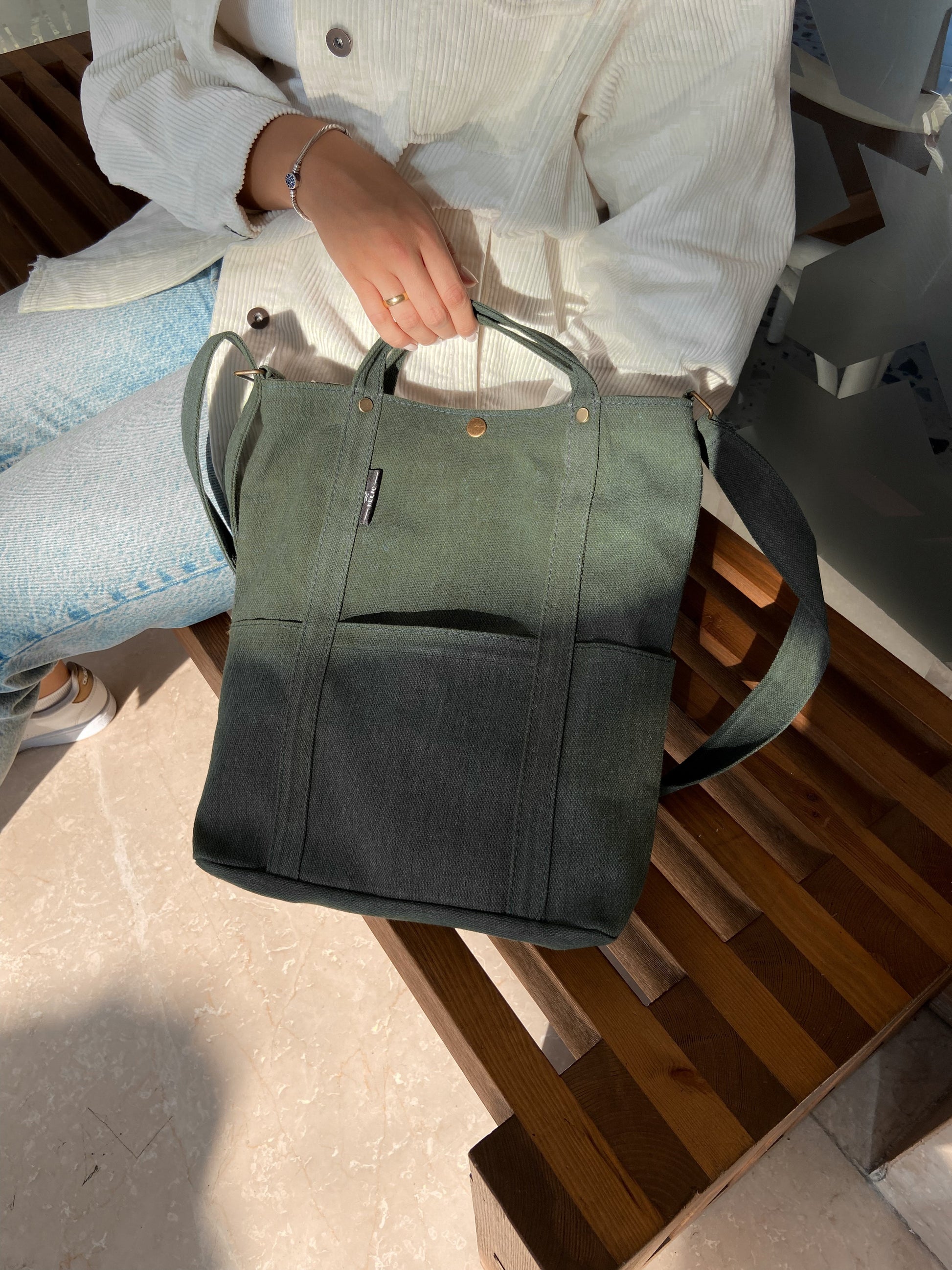 HELIO- CROSS BAG OLIVE