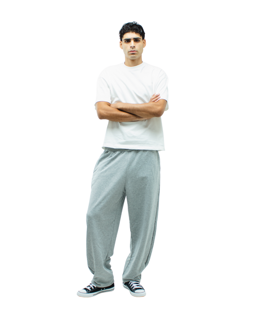Blanklid -Grey Balloon Sweatpants