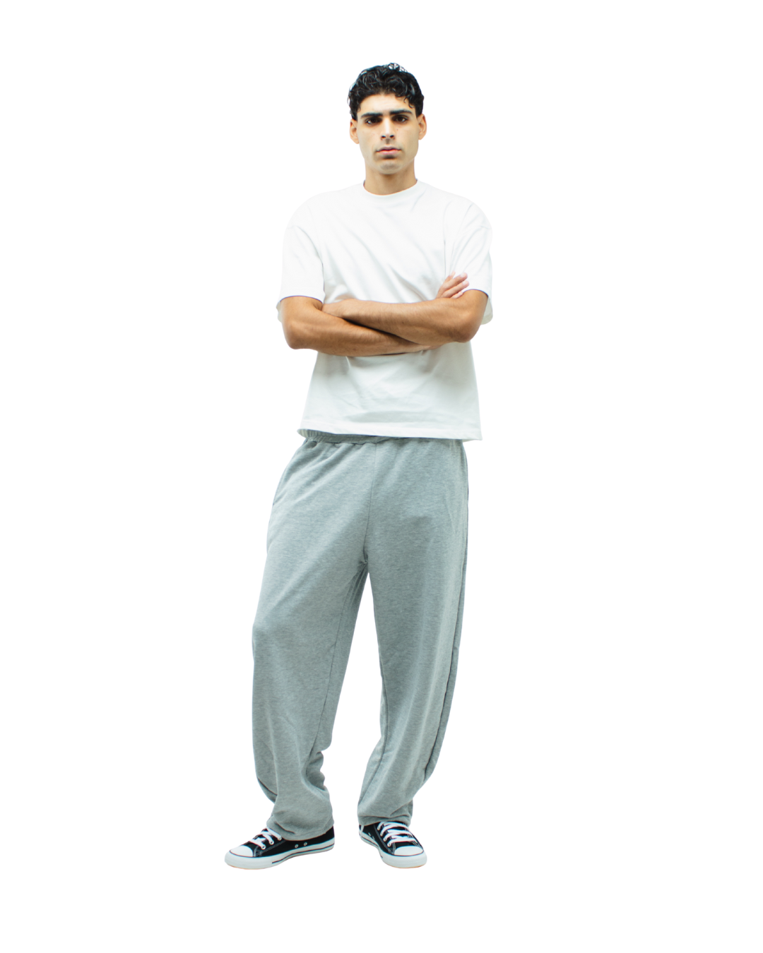 Blanklid -Grey Balloon Sweatpants
