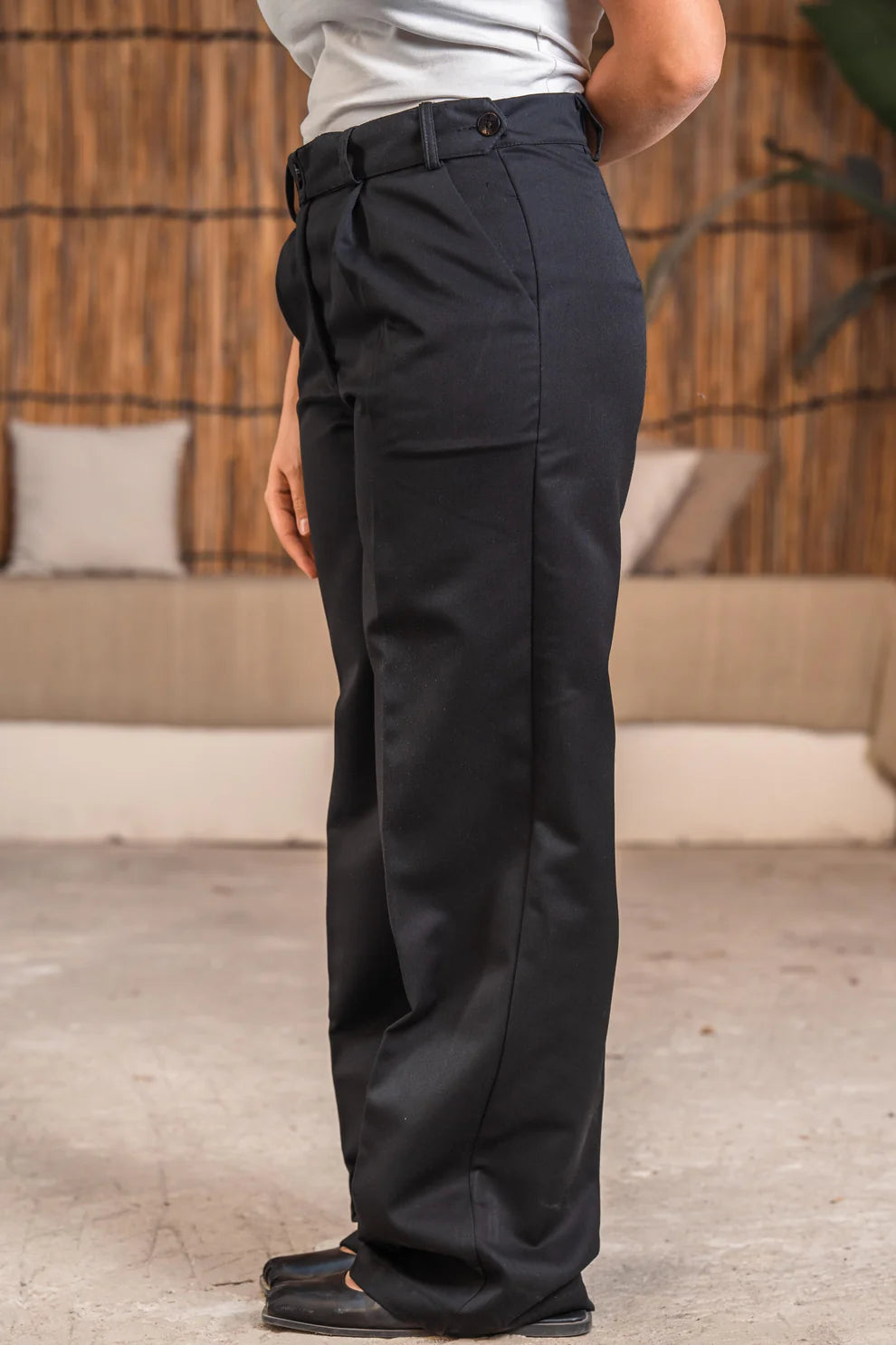 Derecho- Tailored Pants- Black