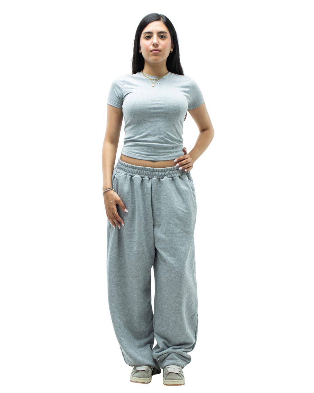 Blanklid- Light Grey Round Top