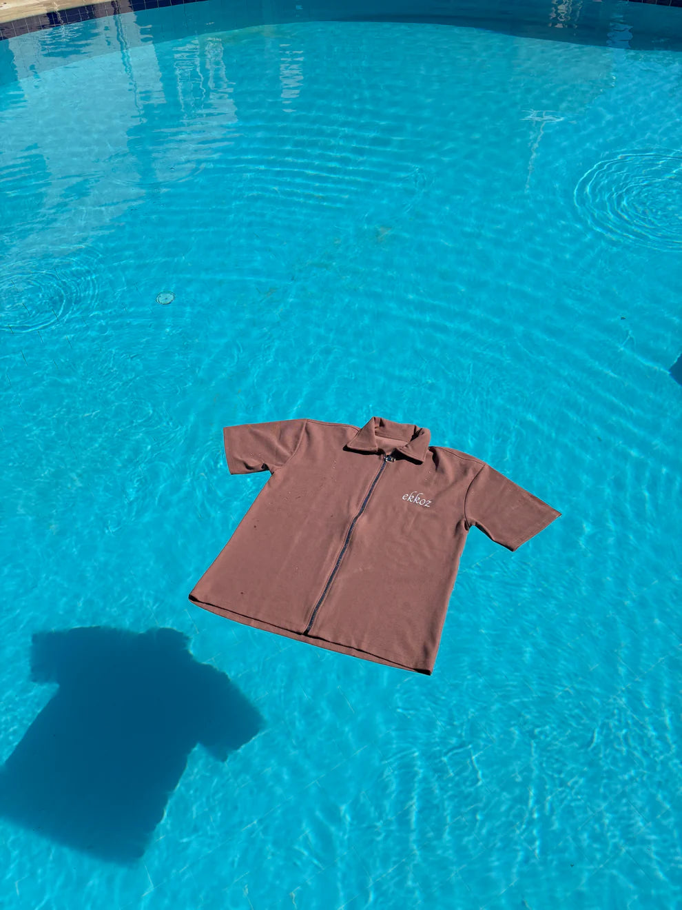 EKKOZ- BROWN CHEMISE