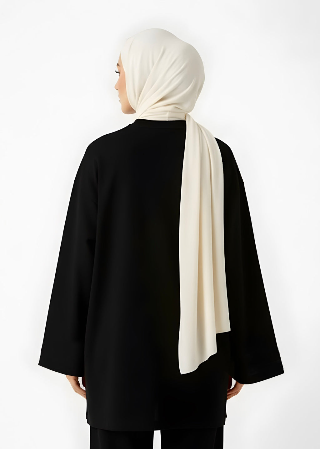 NASHWA DESIGNS-BLACK WINTER LONG SLEEVE TEE