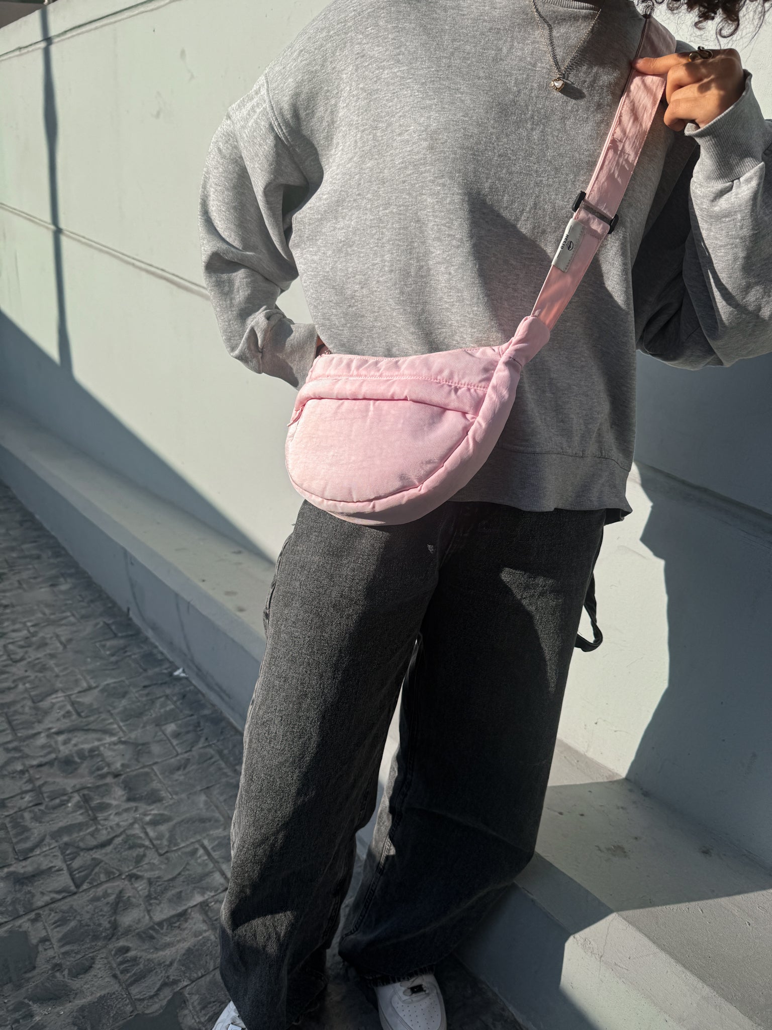 HELIO- DUMPLING BAG PINK