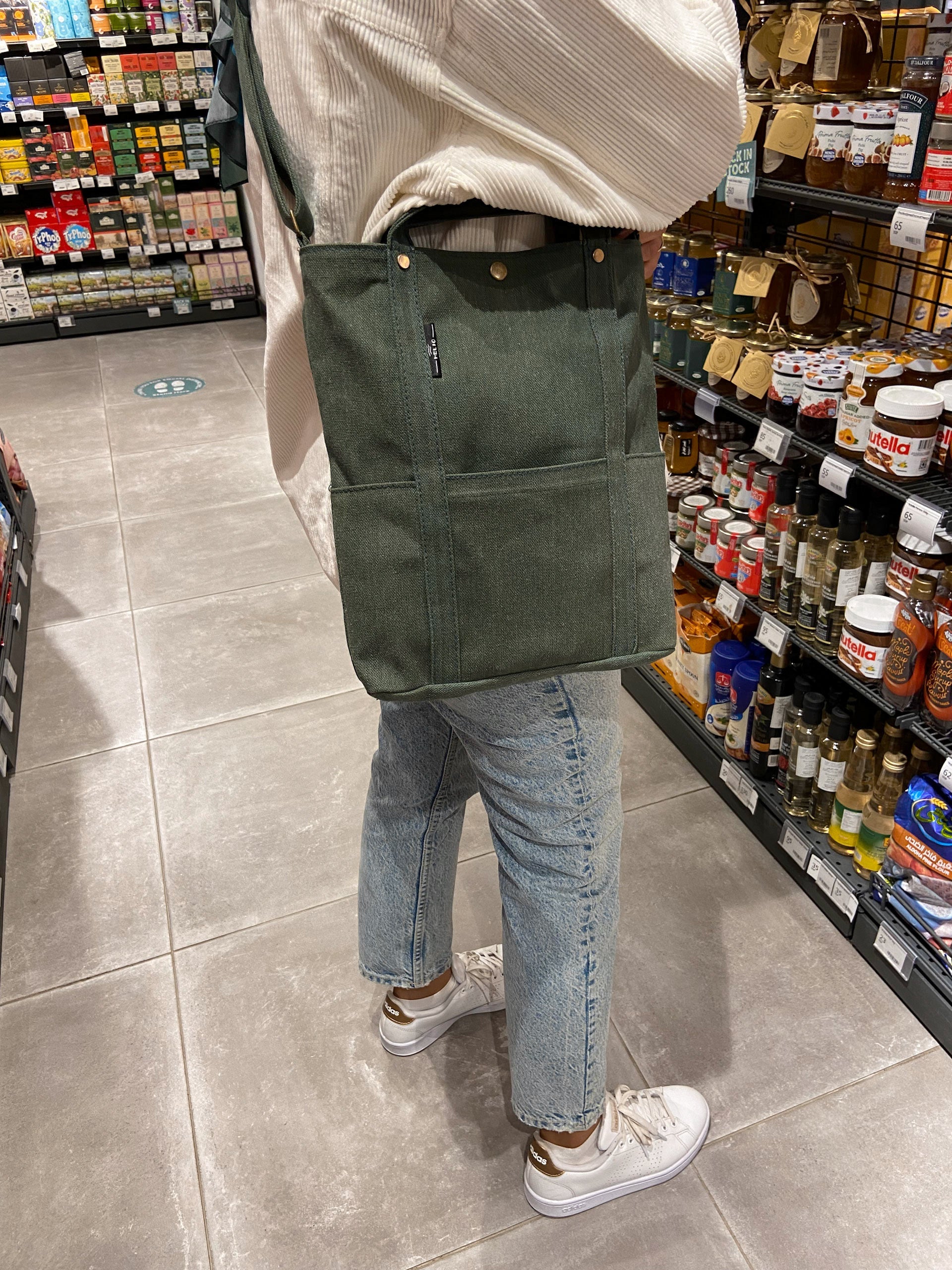 HELIO- CROSS BAG OLIVE