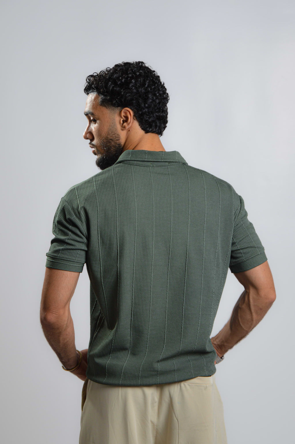 Gilded- Olive Polo