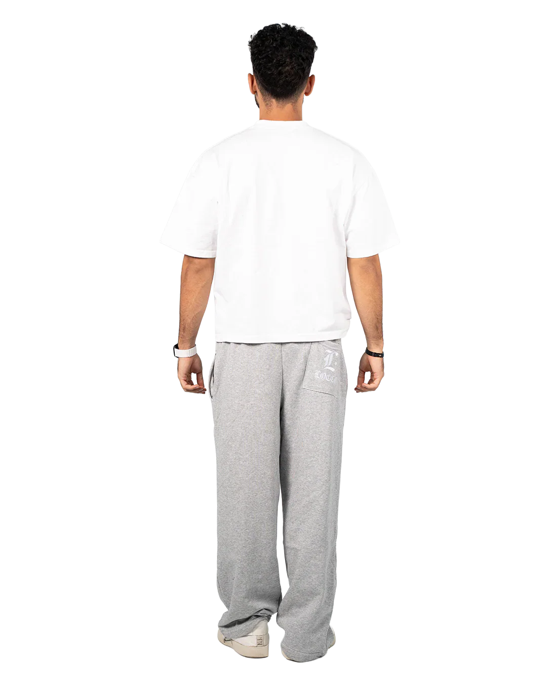 Locco - Summer Baggy Pants - Light Grey