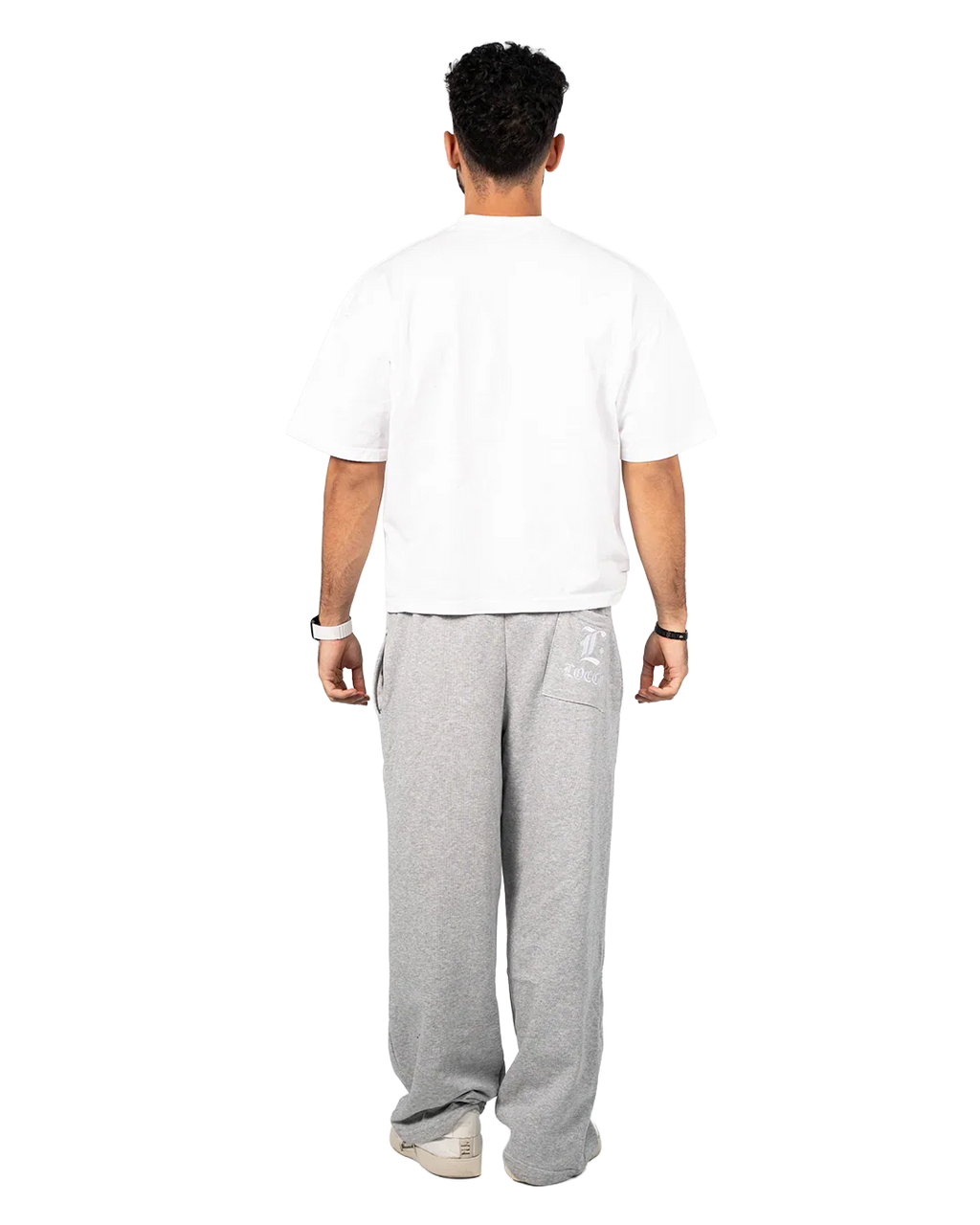 Locco - Summer Baggy Pants - Light Grey