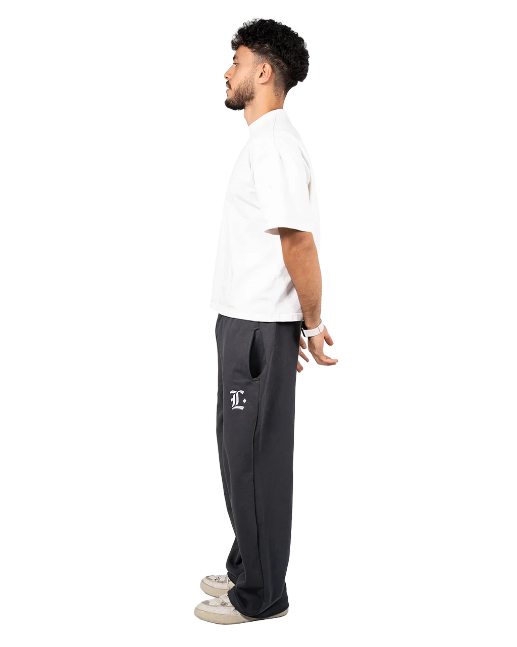 Locco - Summer Baggy Pants - Dark Grey