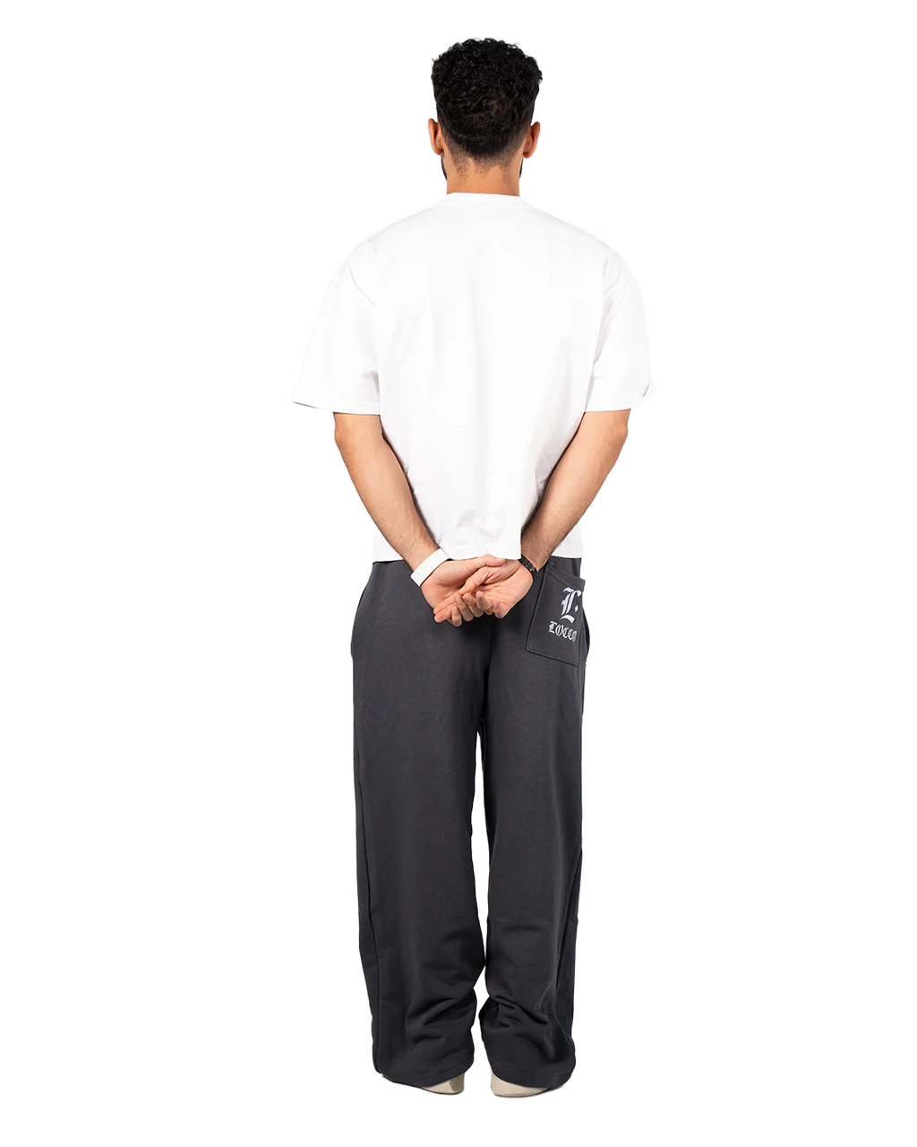 Locco - Summer Baggy Pants - Dark Grey