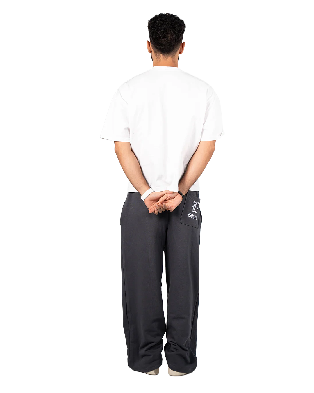 Locco - Summer Baggy Pants - Dark Grey