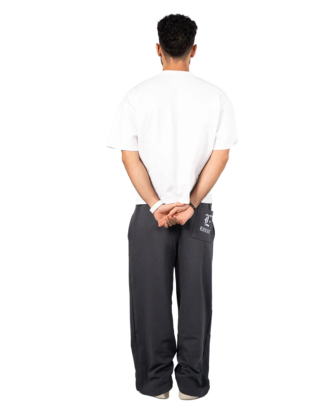 Locco - Summer Baggy Pants - Dark Grey