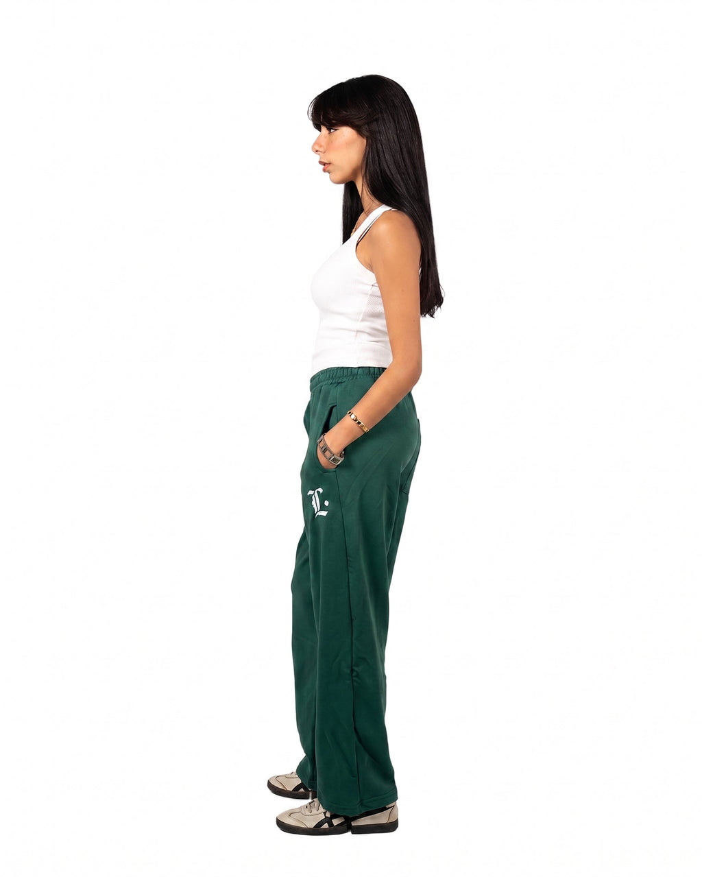 Locco - Summer Baggy Pants - Olive