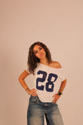 Sofico-28 Off Shoulder Top - White