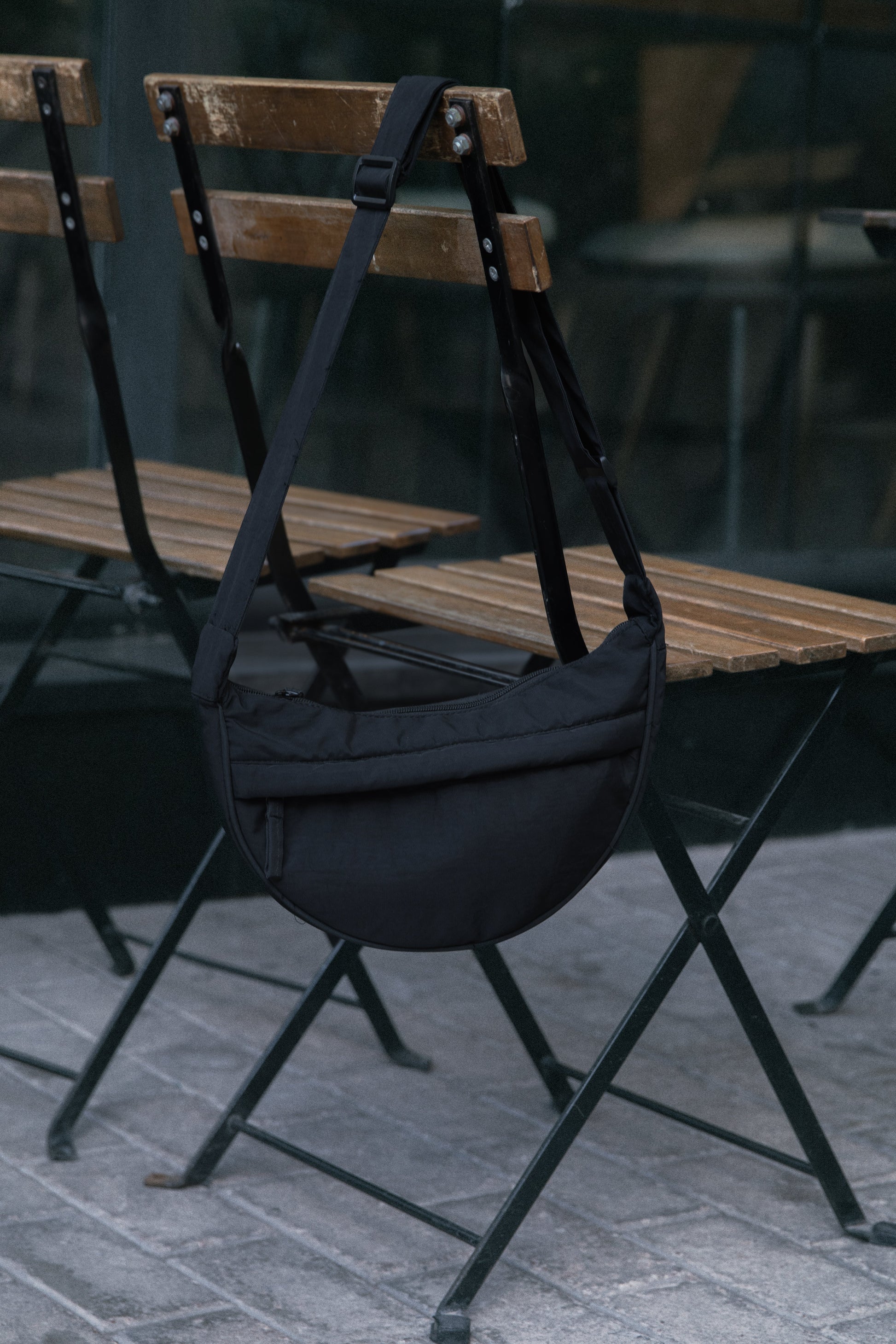 HELIO- DUMPLING BAG BLACK
