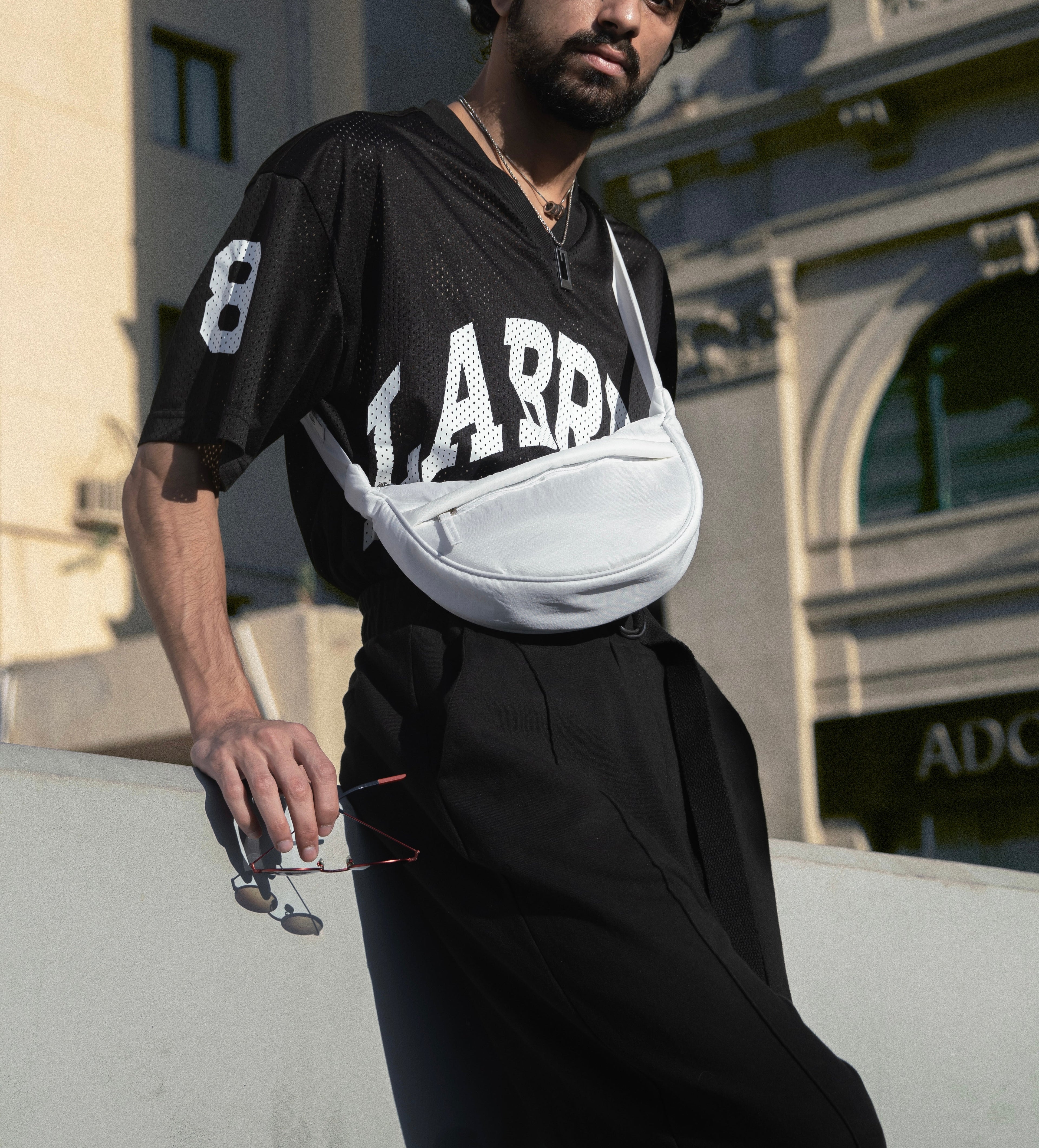 HELIO- DUMPLING BAG WHITE