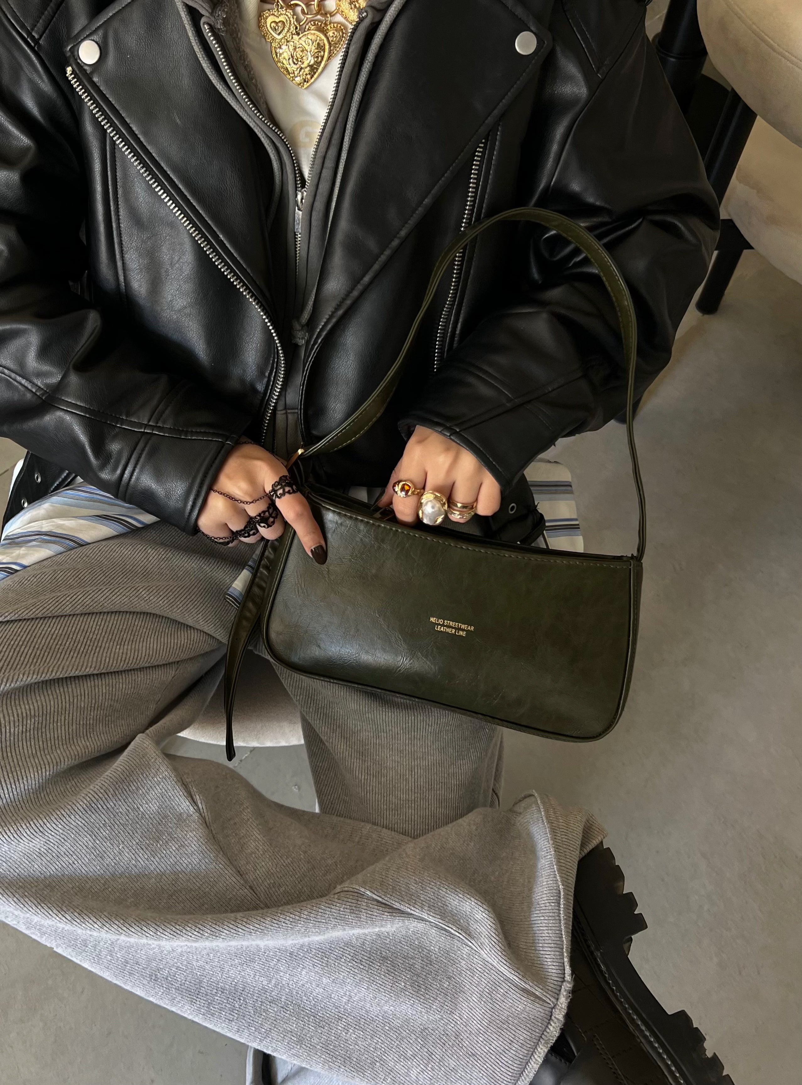 HELIO- TOKEN BAG FOREST GREEN