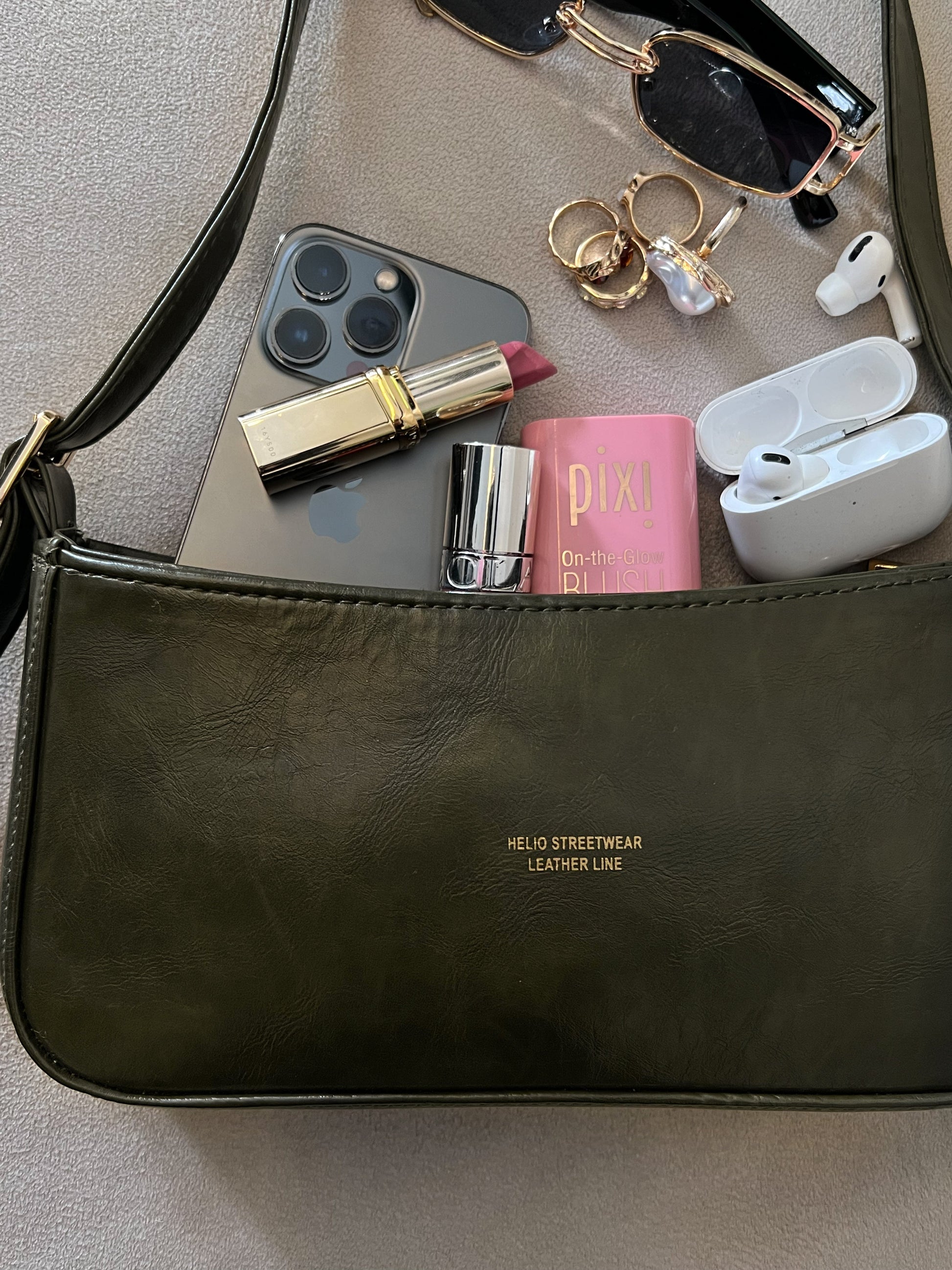 HELIO- TOKEN BAG FOREST GREEN