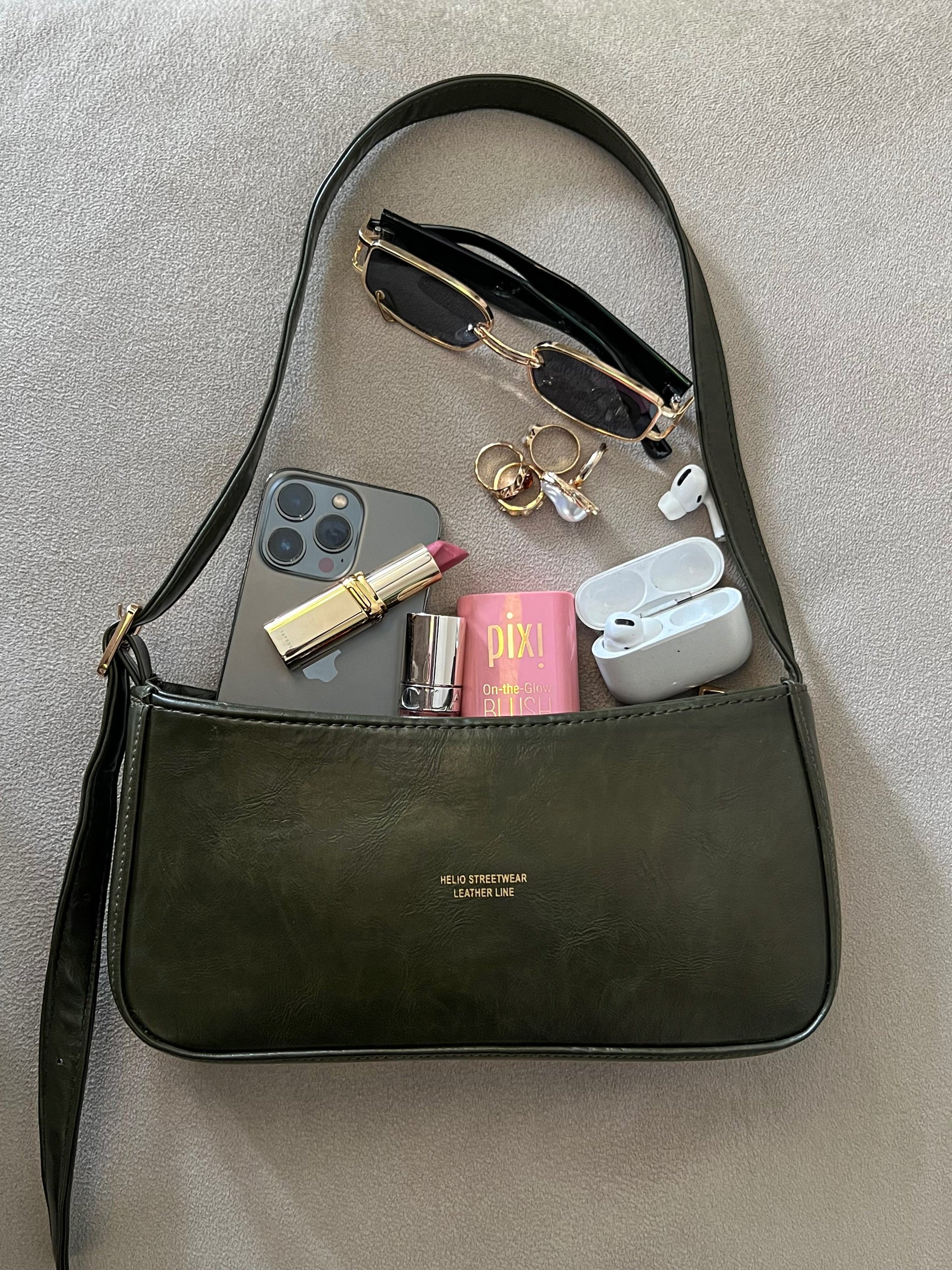 HELIO- TOKEN BAG FOREST GREEN