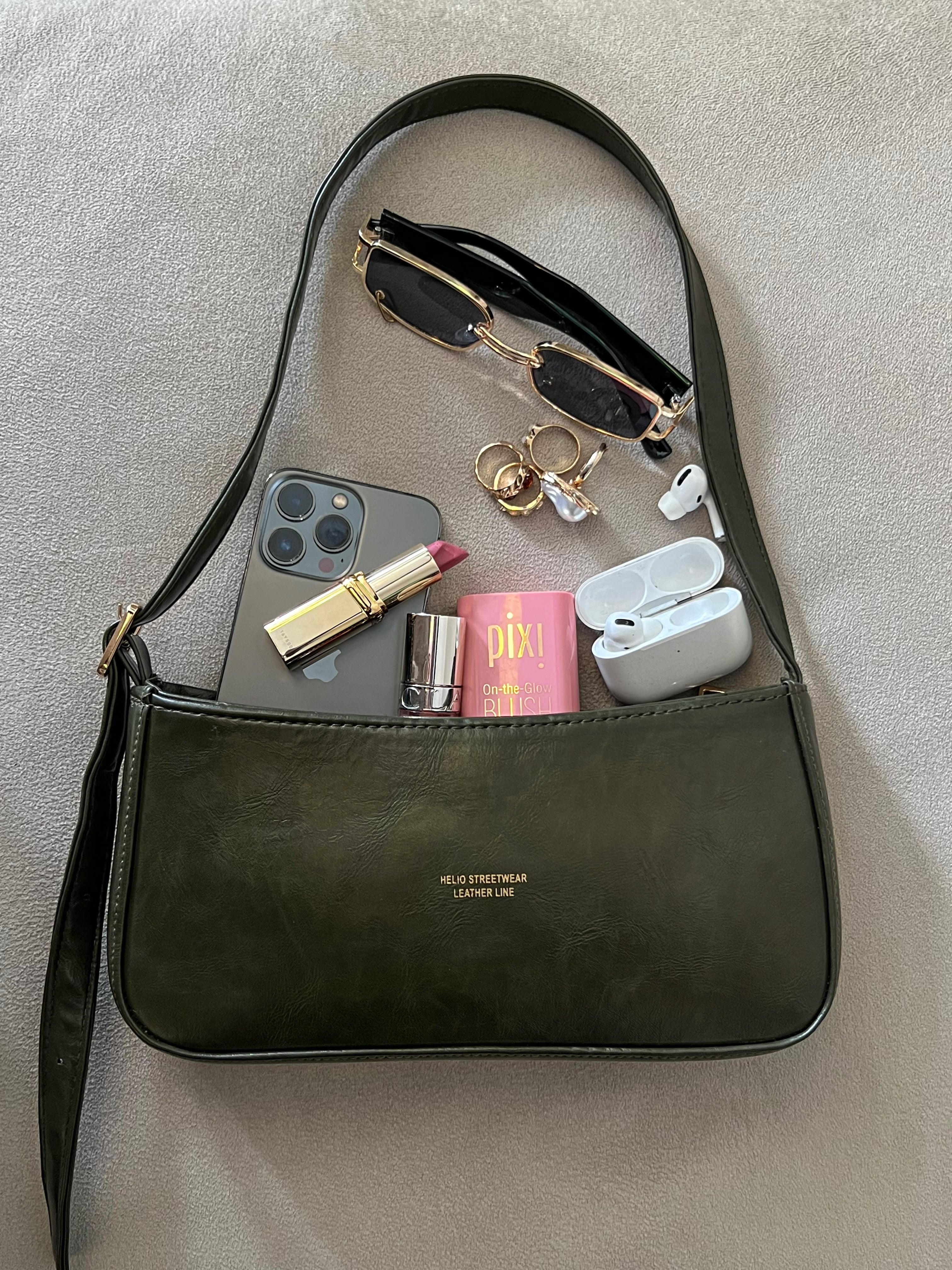 HELIO- TOKEN BAG FOREST GREEN