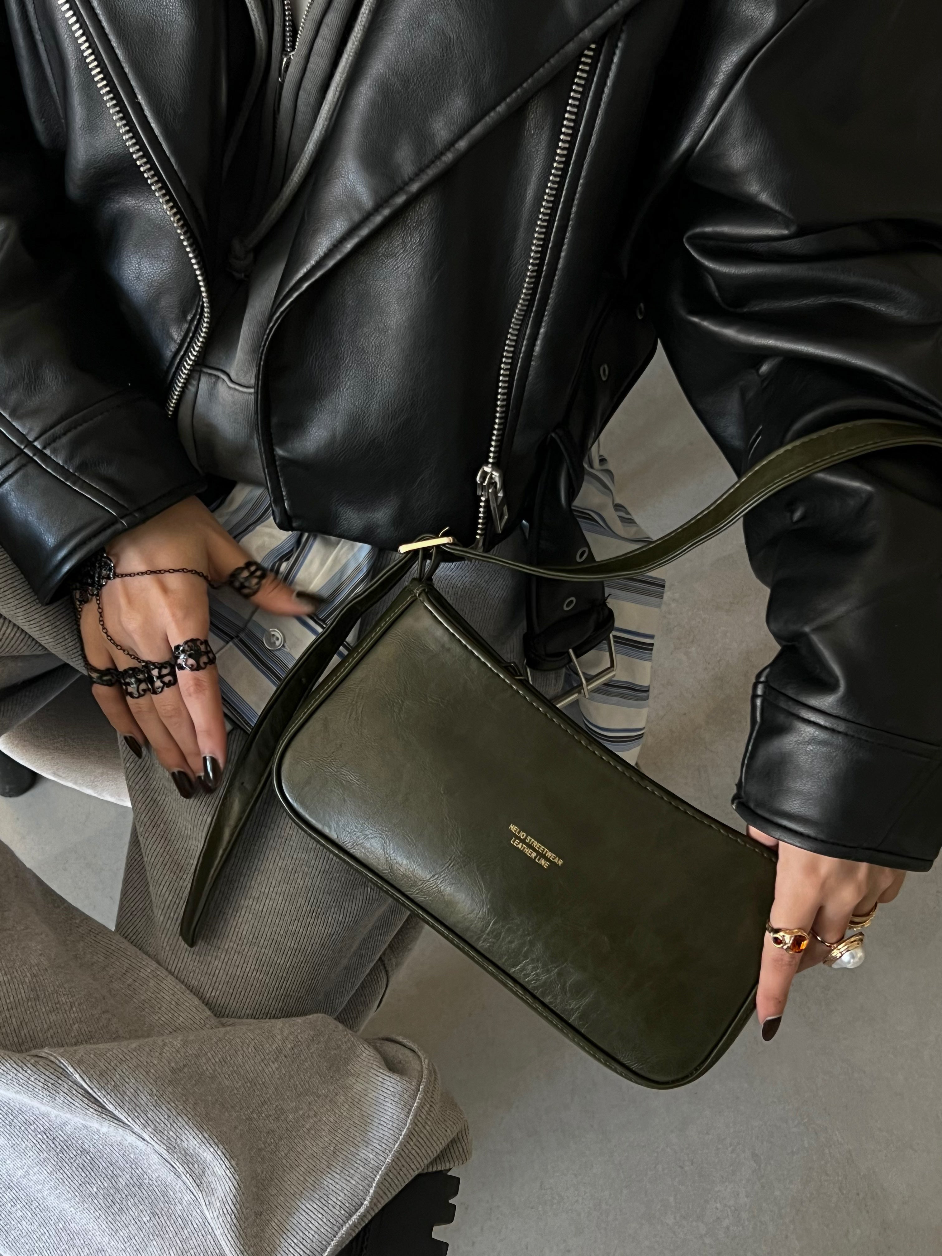HELIO- TOKEN BAG FOREST GREEN